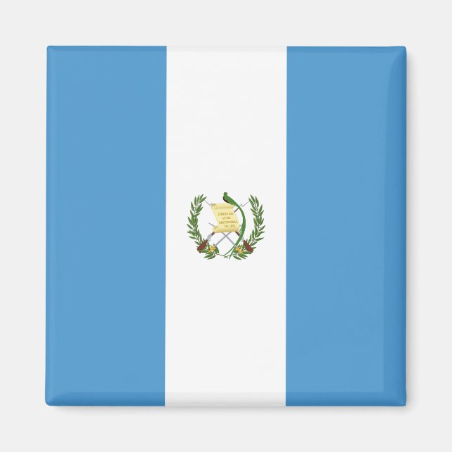 Flagge Guatemalas Magnet (Vorne)