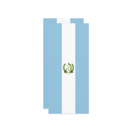 Flagge Guatemalas Menükarte