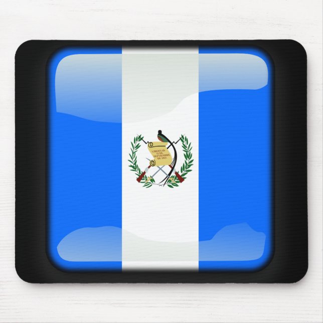 Flagge Guatemalas Mousepad (Vorne)