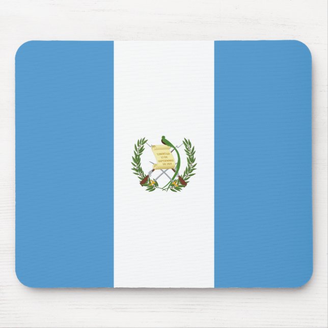 Flagge Guatemalas Mousepad (Vorne)