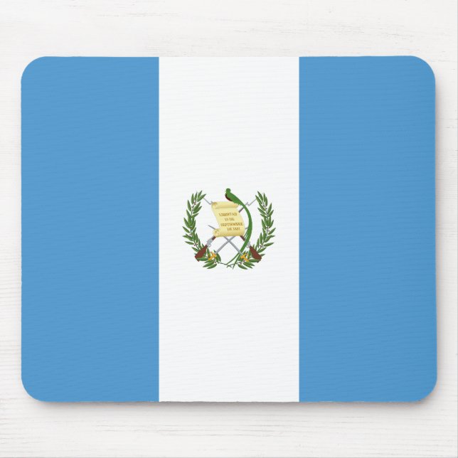 Flagge Guatemalas Mousepad (Vorne)