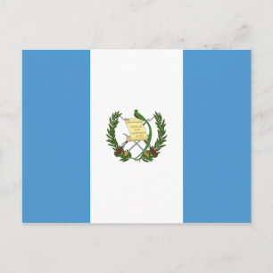 Flagge Guatemalas Postkarte