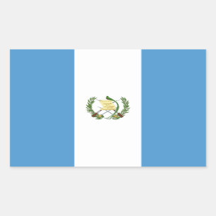 Flagge Guatemalas Rechteckiger Aufkleber