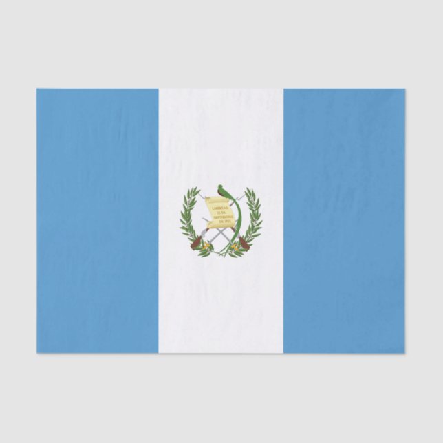 Flagge Guatemalas Seidenpapier (Vorderseite)