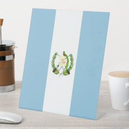 Flagge Guatemalas Sockelschild