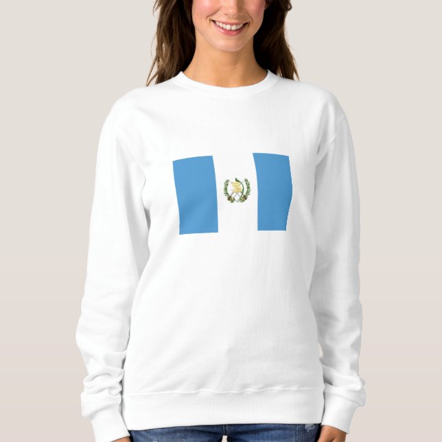 Flagge Guatemalas Sweatshirt (Vorderseite)