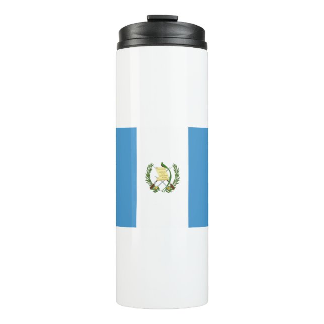 Flagge Guatemalas Thermosbecher (Vorderseite)