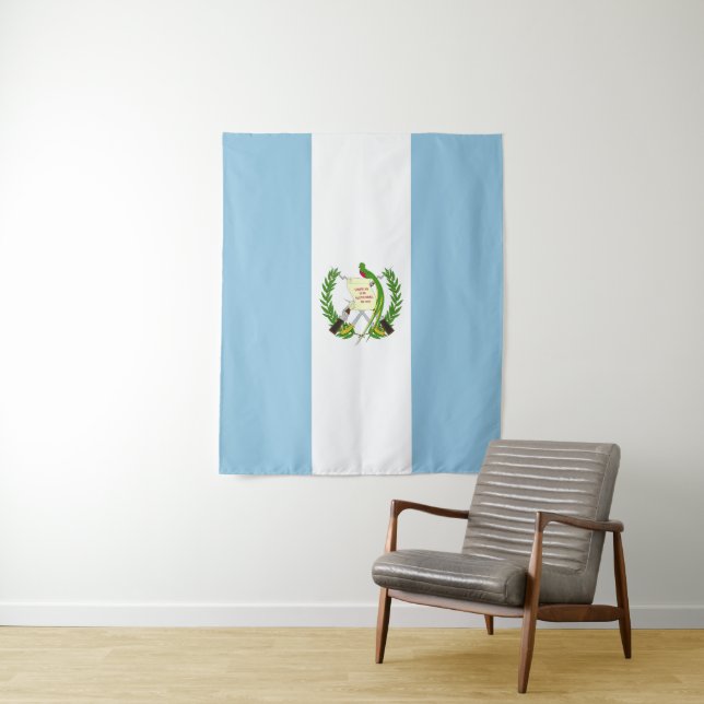 Flagge Guatemalas Wandteppich (Beispiel)