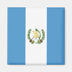 Flagge Guatemalas - Zentralamerika Magnet