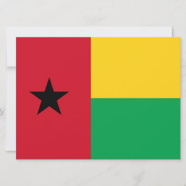 Flagge Guinea-Bissau Karte
