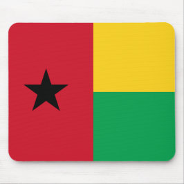 Flagge Guinea-Bissau Mousepad