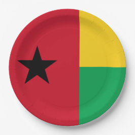 Flagge Guinea-Bissau Pappteller