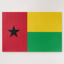 Flagge Guinea-Bissau Puzzle