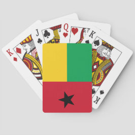 Flagge Guinea-Bissau Spielkarten