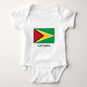 Flagge Guyana (Guyana) Baby Strampler