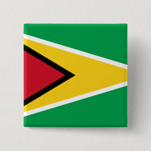 Flagge Guyanas (Guyana) Button