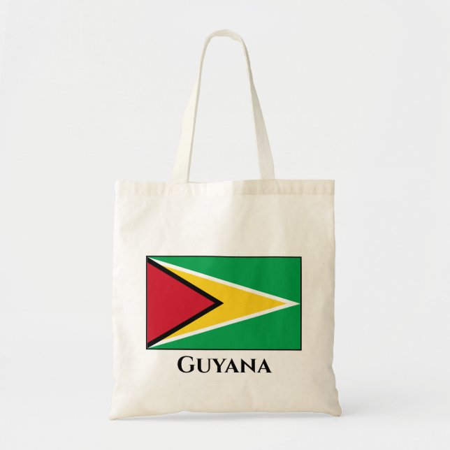 Flagge Guyanas (Guyana) Tragetasche (Vorne)