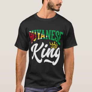 Flagge Guyanas King Guyana T-Shirt