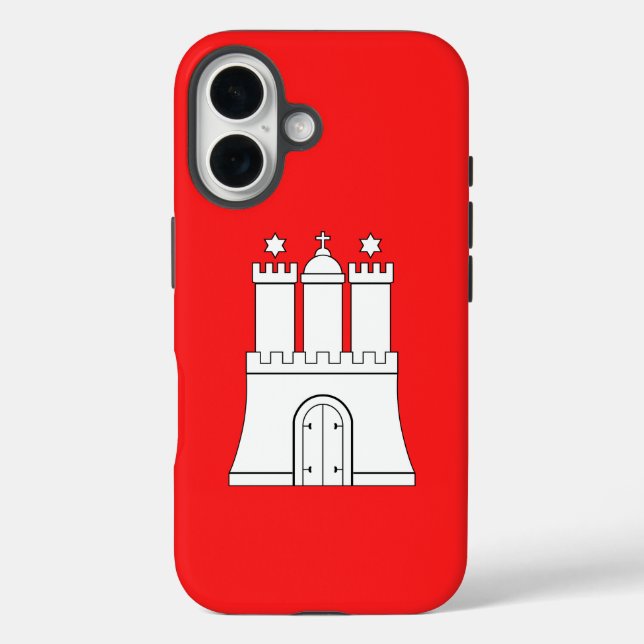 Flagge Hamburg Case-Mate iPhone Hülle (Rückseite)