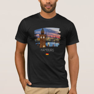 Flagge Hamburg T-Shirt