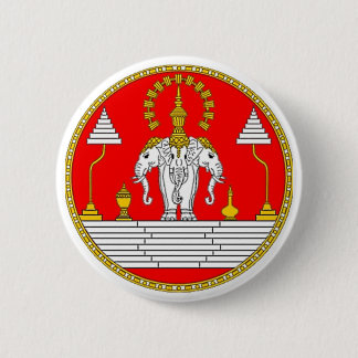 FLAGGE HAUPTelefanten LAOS DREI Button