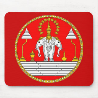 FLAGGE HAUPTelefanten LAOS DREI Mousepad