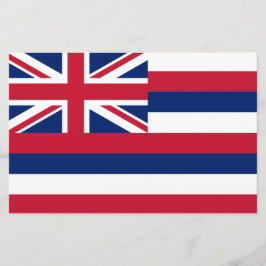 Flagge Hawaiis (US-Staat) Briefpapier