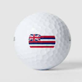 Flagge Hawaiis (US-Staat) Golfball