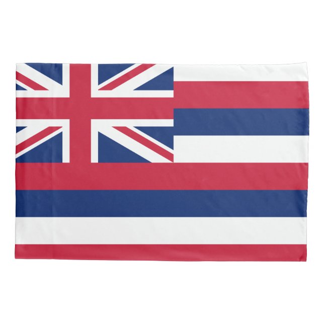 Flagge Hawaiis (US-Staat) Kissenbezug (Rückseite)