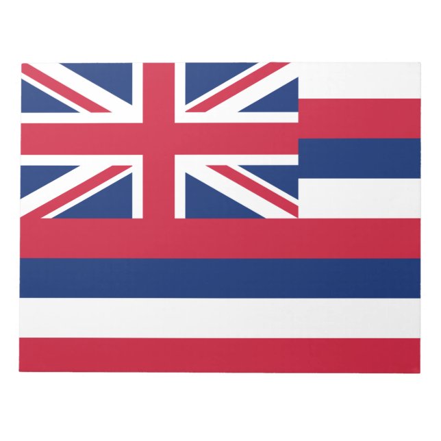 Flagge Hawaiis (US-Staat) Notizblock (Vorderseite)