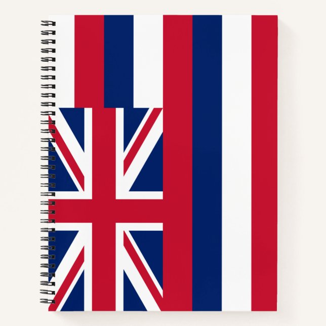 Flagge Hawaiis (US-Staat) Notizbuch (Vorderseite)