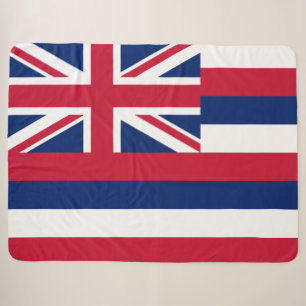 Flagge Hawaiis (US-Staat) Sherpadecke