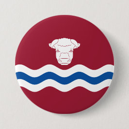 Flagge Herefordshire (Landkreis des Vereinigten Kö Button