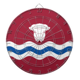 Flagge Herefordshire (Landkreis des Vereinigten Kö Dartscheibe