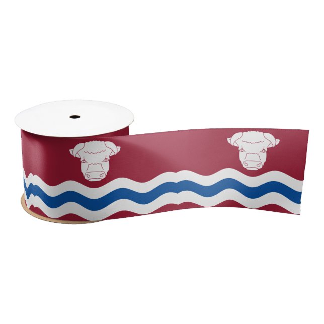 Flagge Herefordshire (Landkreis des Vereinigten Kö Satinband (Spule)