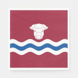 Flagge Herefordshire (Landkreis des Vereinigten Kö Serviette