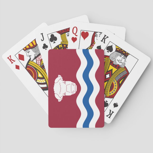 Flagge Herefordshire (Landkreis des Vereinigten Kö Spielkarten (Rückseite)