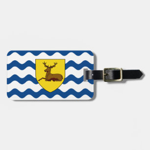 Flagge Hertfordshire Gepäckmarke Gepäckanhänger
