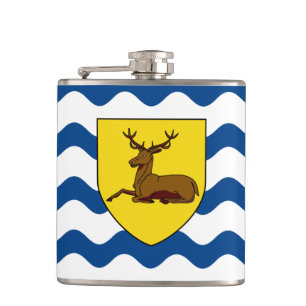 Flagge Hertfordshire Hip Flask Flachmann