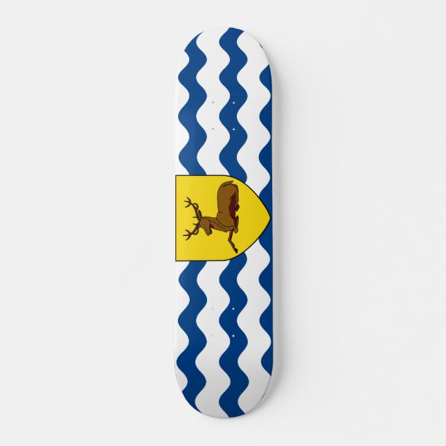 Flagge Hertfordshire Skateboard (Vorne)