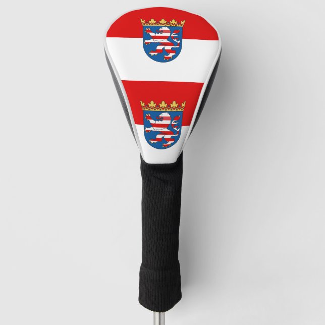 Flagge Hesse Golf Head Cover Headcover (Vorderseite)