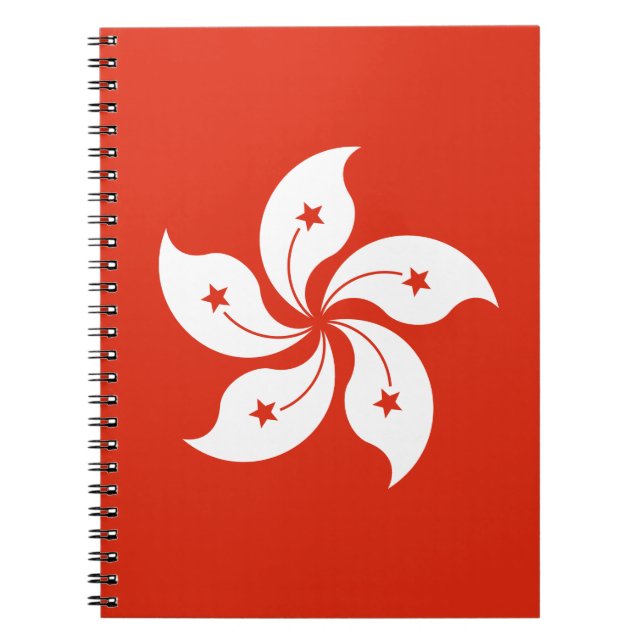 Flagge Hongkong Notizblock (Vorderseite)