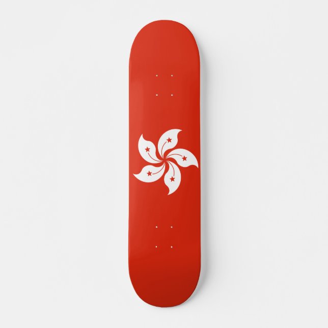 Flagge Hongkong Skateboard (Vorne)