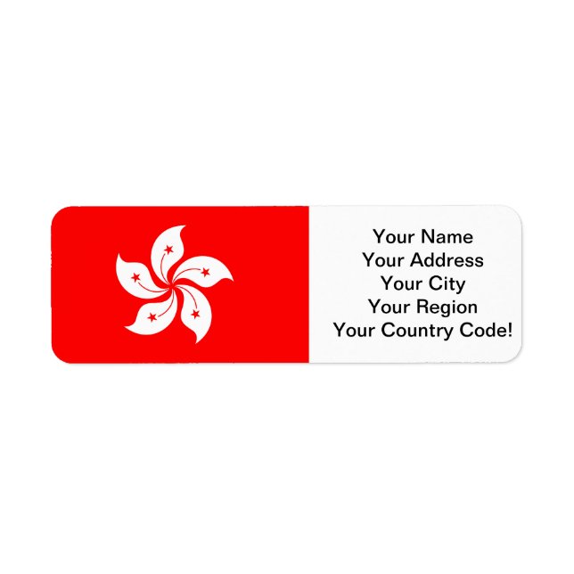 Flagge Hongkongs (Vorne)