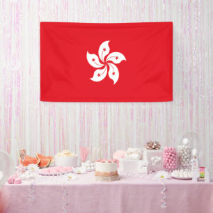 Flagge Hongkongs Banner