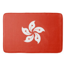Flagge Hongkongs Bath Mat