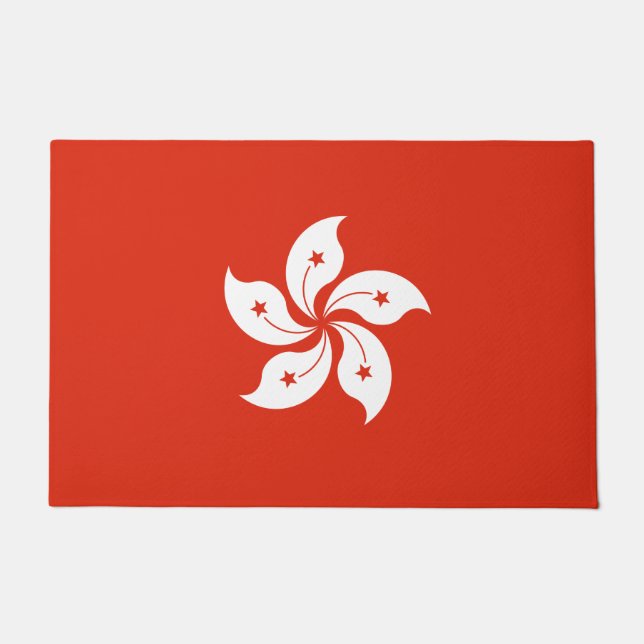 Flagge Hongkongs Fußmatte (Vorderseite)