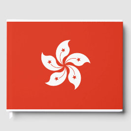 Flagge Hongkongs Gästebuch