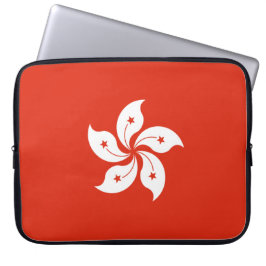 Flagge Hongkongs Laptopschutzhülle