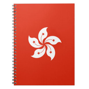 Flagge Hongkongs Notizblock